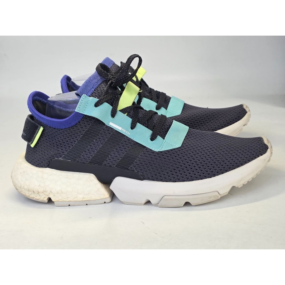 Adidas POD-S Men's Sneakers‎ Size 10.5 Navy Blue Athletic Running Slip On Shoes